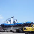 Samugara Shipyard Kedatangan Dua Set Kapal Hasnur Tug Boat dan Tongkang